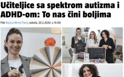 Učiteljice sa spektrom autizma i ADHD-om: To nas čini boljima